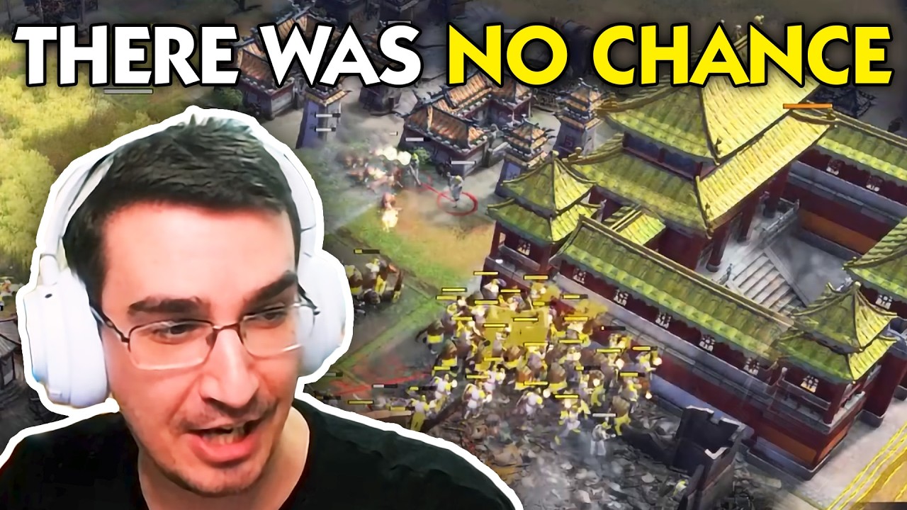CRAZIEST Wonder Break in 1v1 Age of Empires 4...