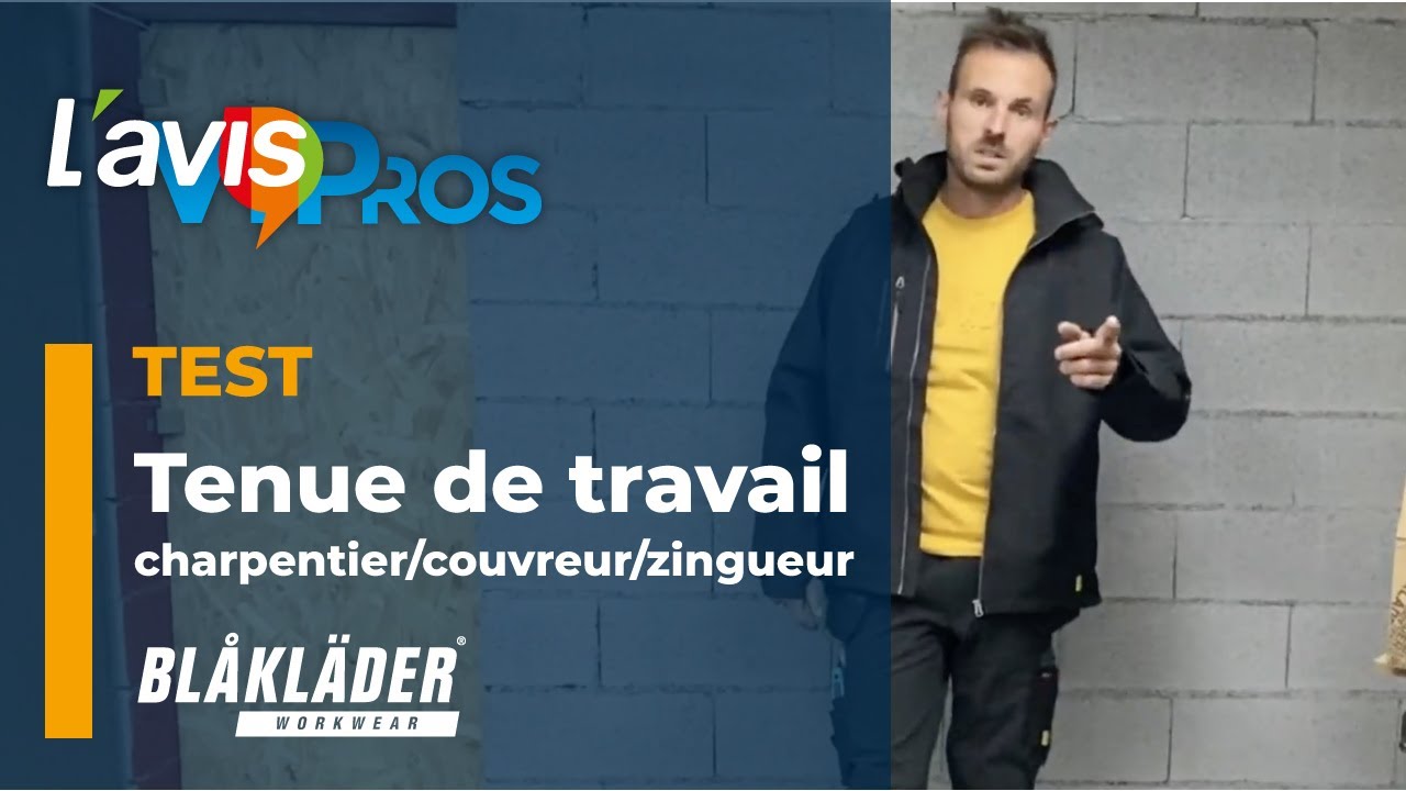 Test de la tenue de travail pour charpentier/couvreur/zingueur de Blakläder | L'avisPros