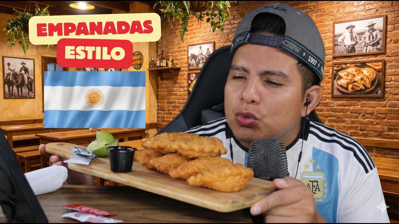 ASMR  CALIFICANDO EMPANADAS ESTILO ARGENTINO