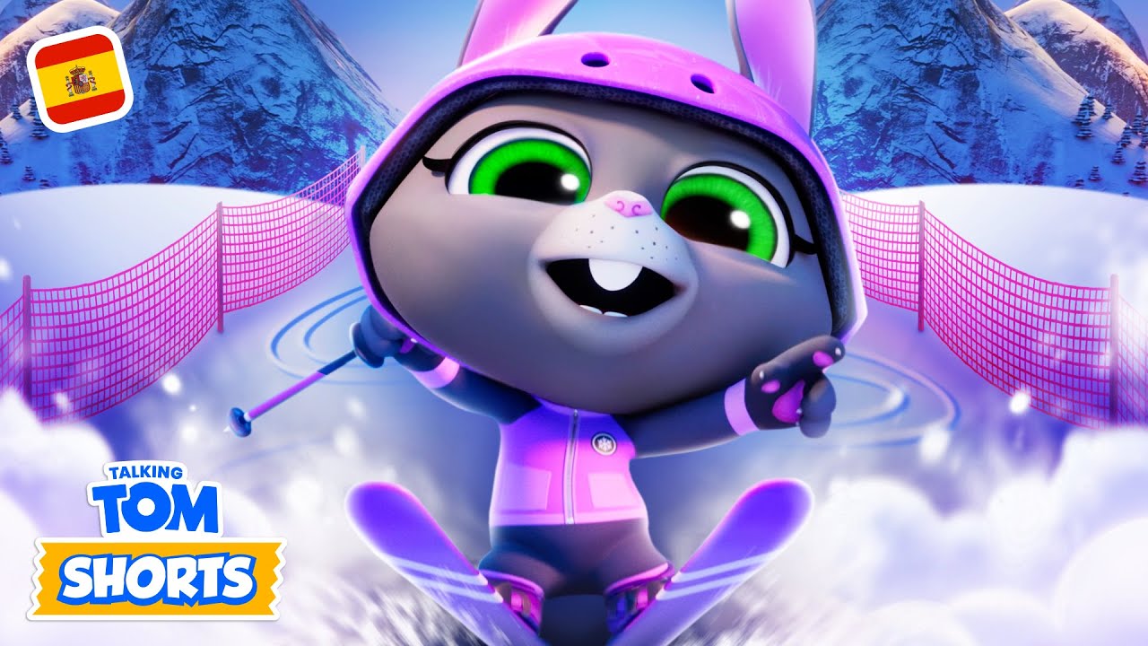 ¡Vamos a esquiar! ⛷️ Cortos de Talking Tom