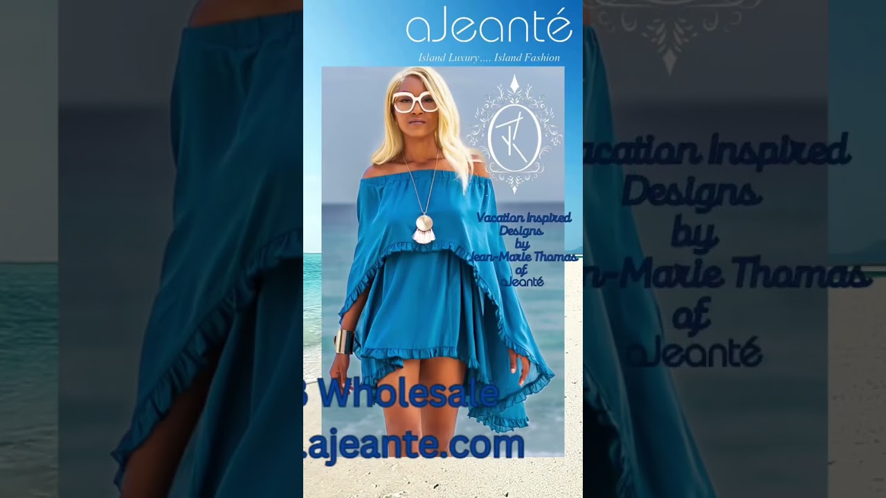Resort wear by Caribbean fashion designer, Jean-Marie Thomas of aJeant&eacute;