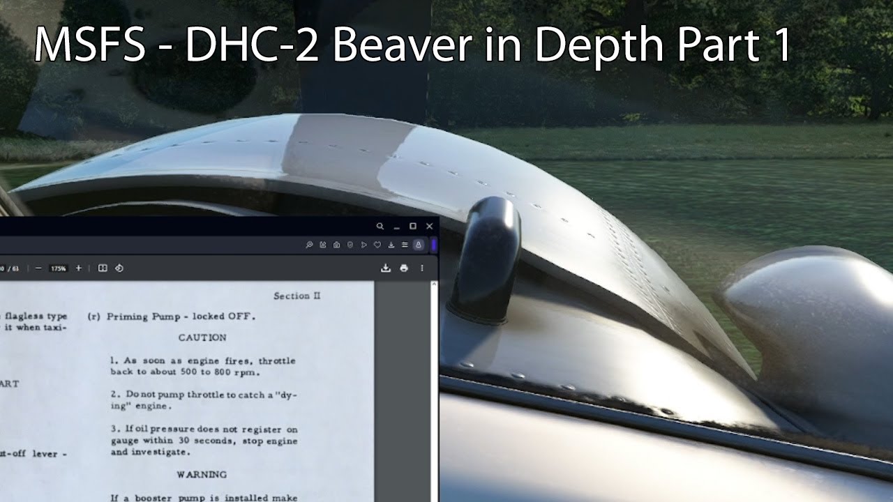 MSFS - DHC-2 Beaver in Depth Часть 1