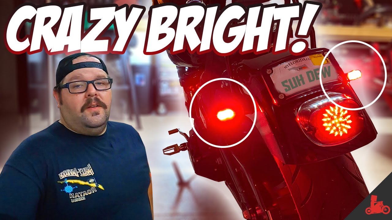 HOW TO: LED Tail Light Install / Remove Stock Tails - Harley Softail