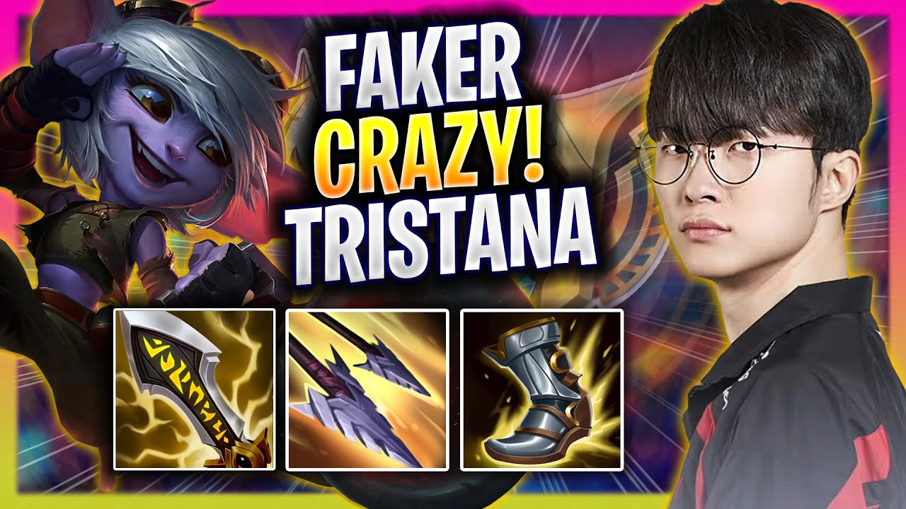 FAKER IS SO CRAZY WITH TRISTANA! - T1 Faker Plays Tristana MID vs Sylas! | Season 2025