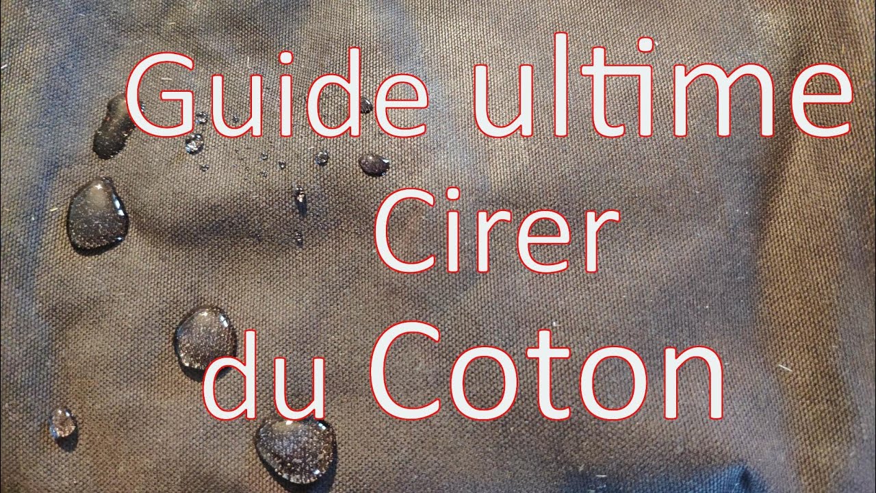 Imperméabiliser du coton | La technique en détails