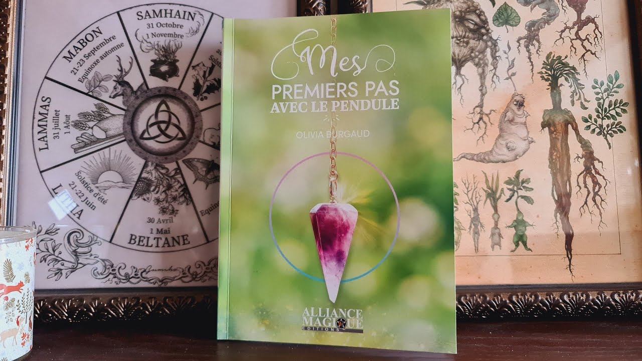 Mes premiers pas avec le pendule d'Olivia Burgaud, un livre génial pour débuter avec le pendule 💫
