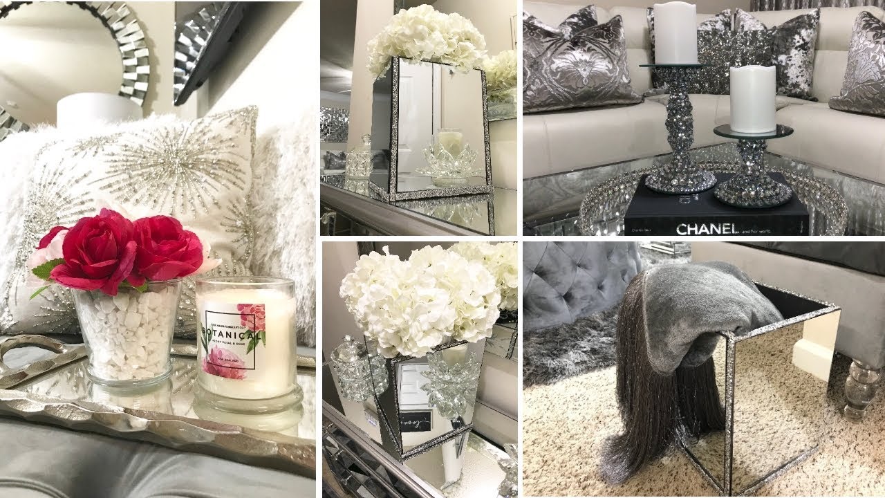 DIY Room Decor Ideas! | Glam Mirror Decor Dollar Tree & Hobby Lobby
