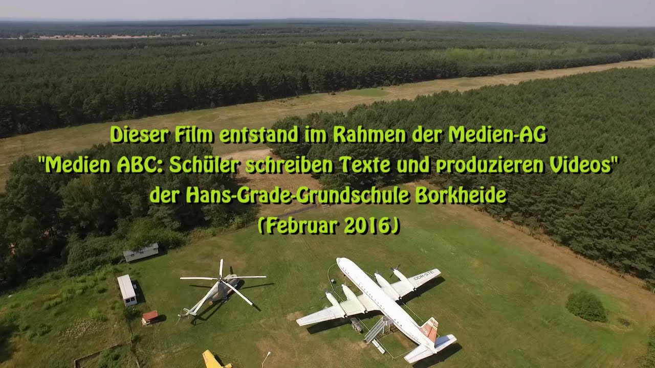 Grundschule Borkheide - Medien-AG - Übung Hans Grade Museum