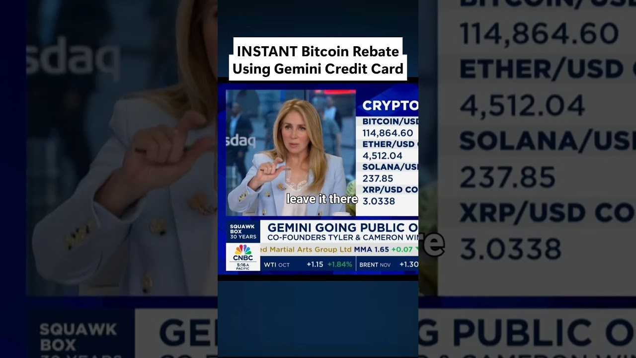 Get Bitcoin Cashback? This Is Gemini Credit Card By BILLIONAIRE Winklevoss Brothers!