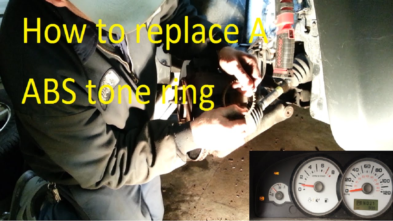 Ford escape ABS tone ring repair C1233 C1234