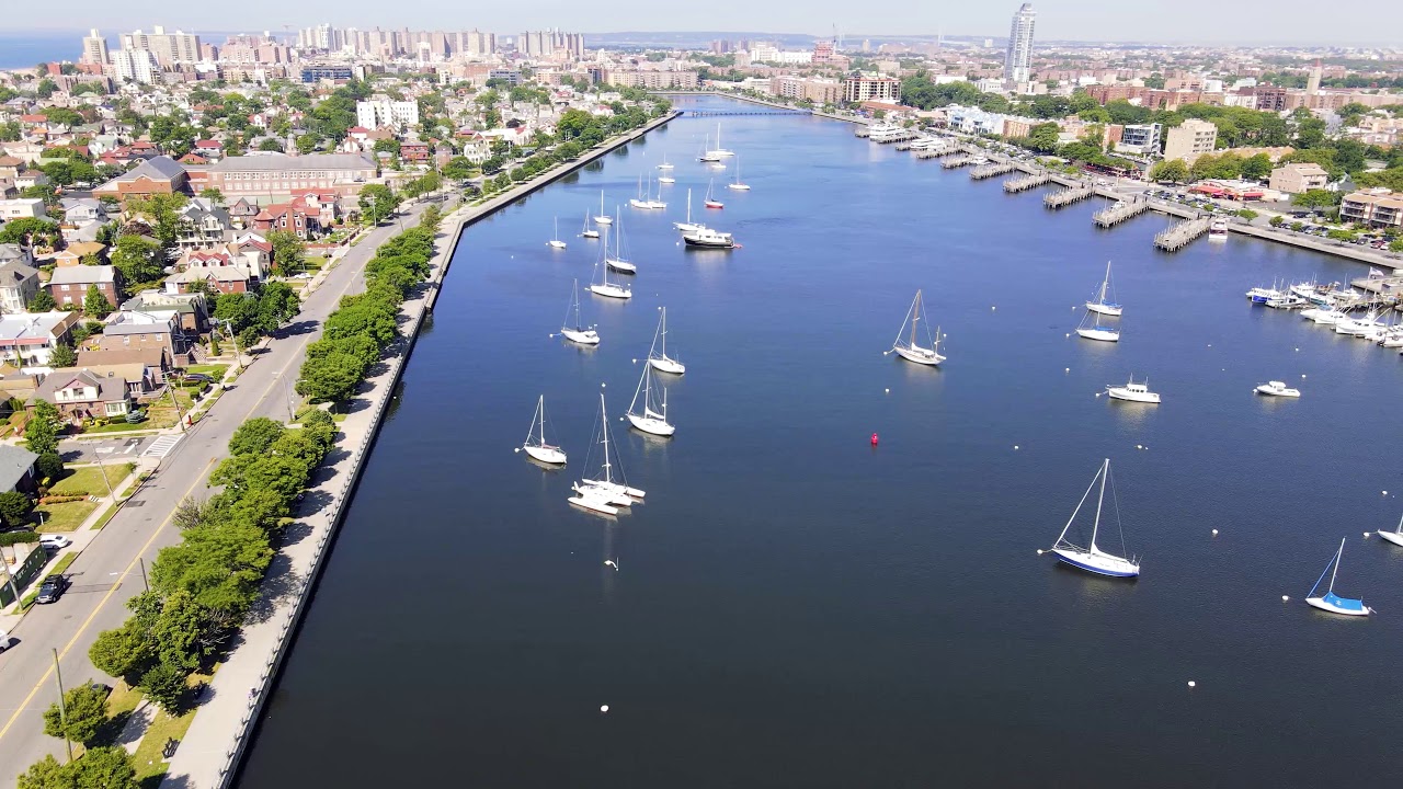 DJI MAVIC AIR 2 Over Sheepshead Bay in Brooklyn, NYC