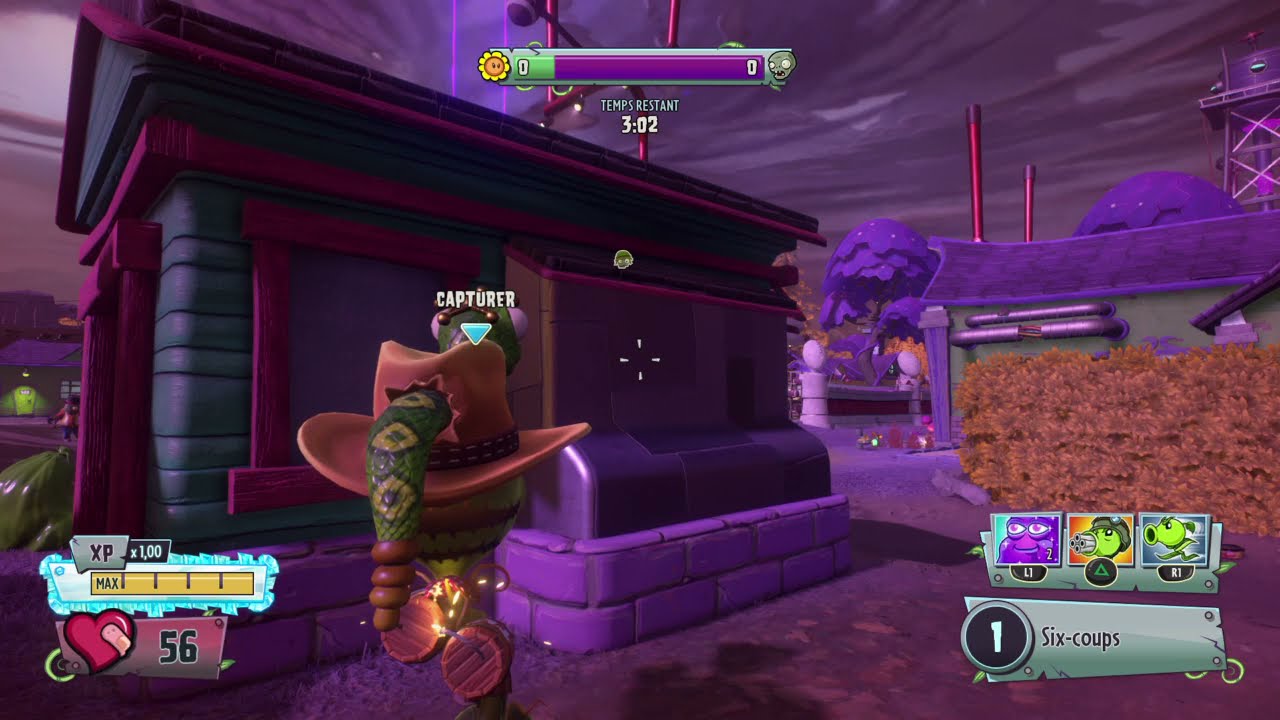 PVZ GW2 Law Pea (Turf Takeover, Zomburbia, No commentary)