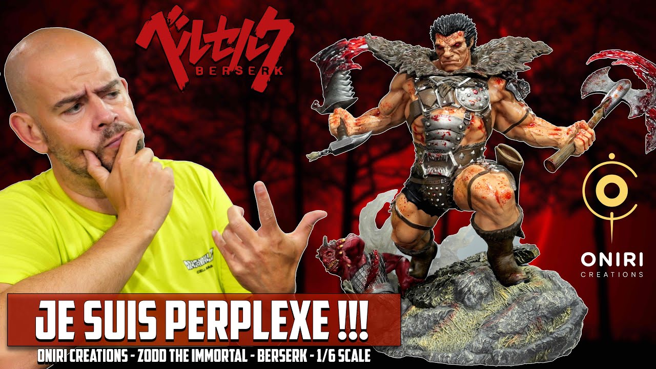 Oniri Creations Zodd The Immortal 1/6 Scale Berserk ! Cette Statue me pose des Intégrations  !