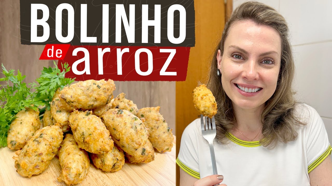 BOLINHO DE ARROZ COM SARDINHA - CROCANTE POR FORA, MACIO POR DENTRO