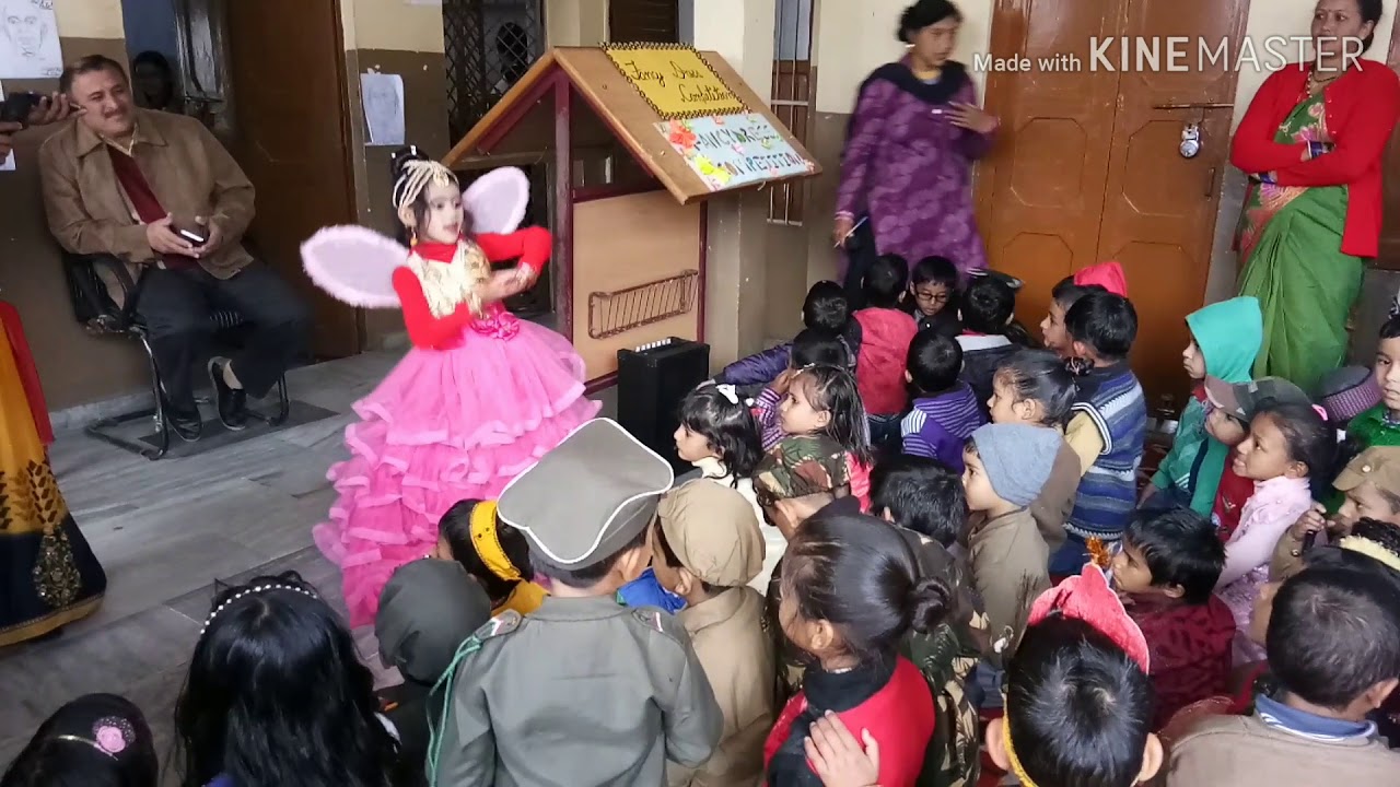 Fancy Dress competition at st. Adams public school garur मैं परियों की सेहजादी ( Cute Zoya )