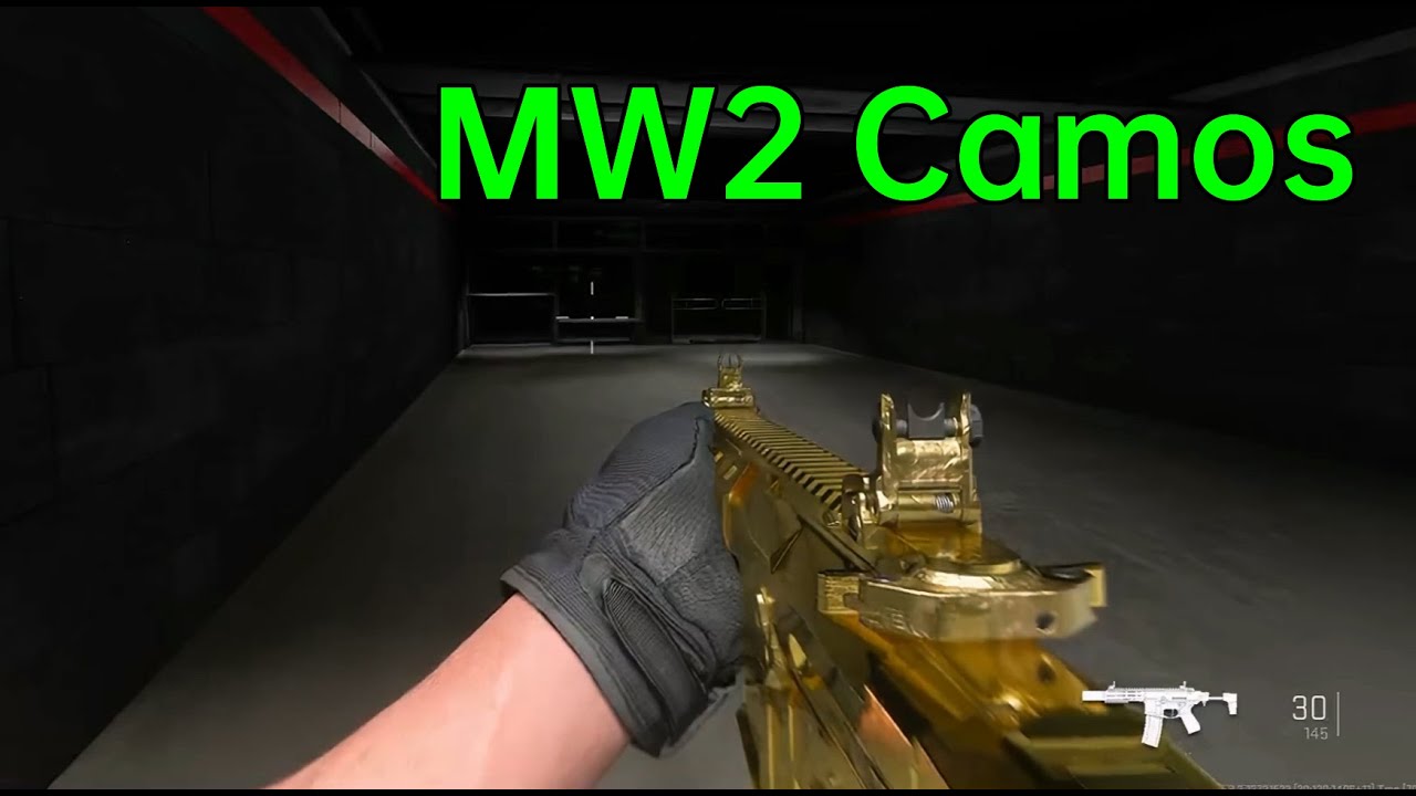 Modern Warfare2 - Camos - Gold、Space、Dark matter