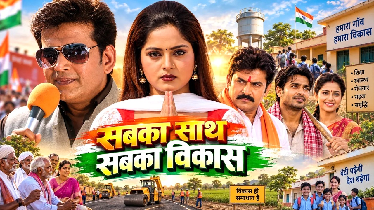 Sabka Saath Sabka Vikas Movie | Blockbuster Bhojpuri Full Movie | Latest Release 2026 | Hindi Movie