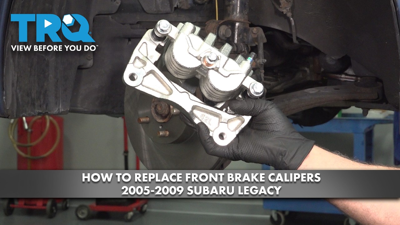 How to Replace Front Brake Calipers 2005-2009 Subaru Legacy