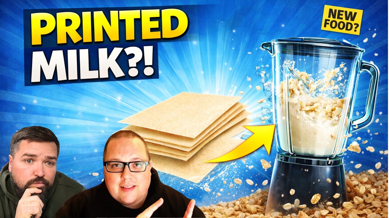 They are printing our food now?!