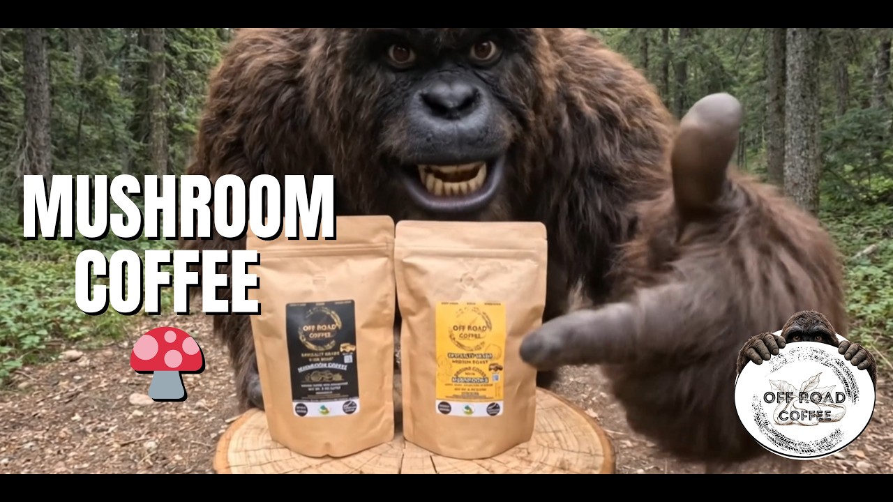 Mushroom Coffee That Actually Tastes Like Coffee 🍄☕ | Bigfoot Reviews OFF ROAD COFFEE