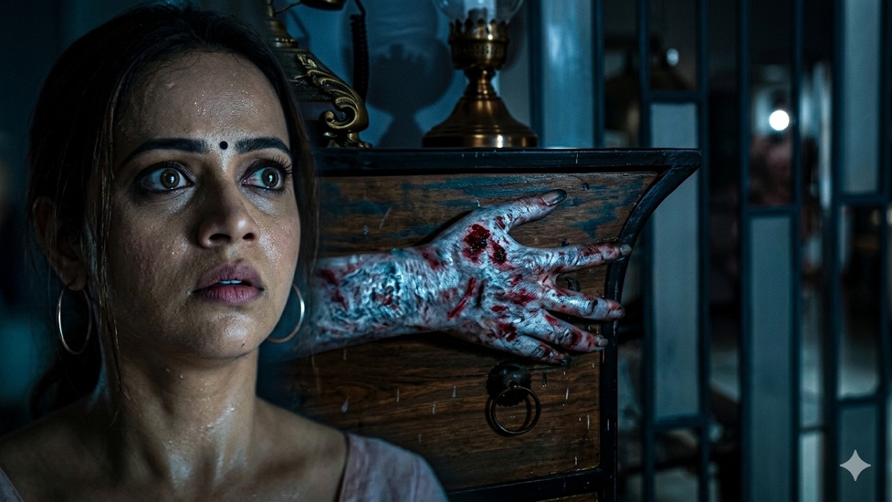 Silence of the night and unknown fear | South Indian Horror Movie Scene in Hindi | The Door | Sou...