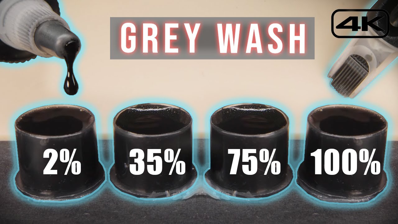 Учебное пособие по татуировке Grey Wash
