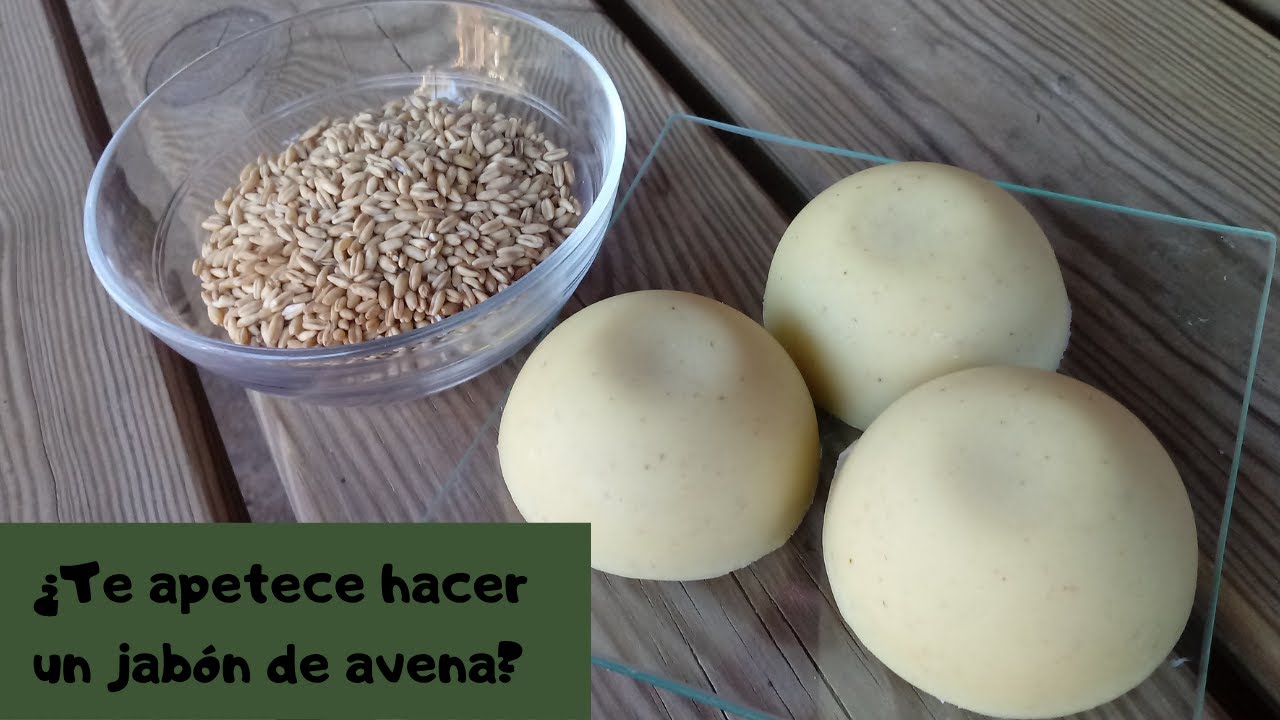 ¿Te apetece hacer un jabón de avena?