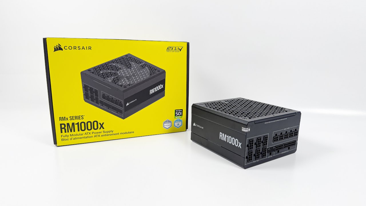 Corsair RM1000x ATX 3.1 PSU | Unboxing