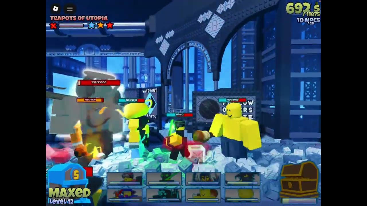 Beating 3 star Cesus (the battle bricks)
