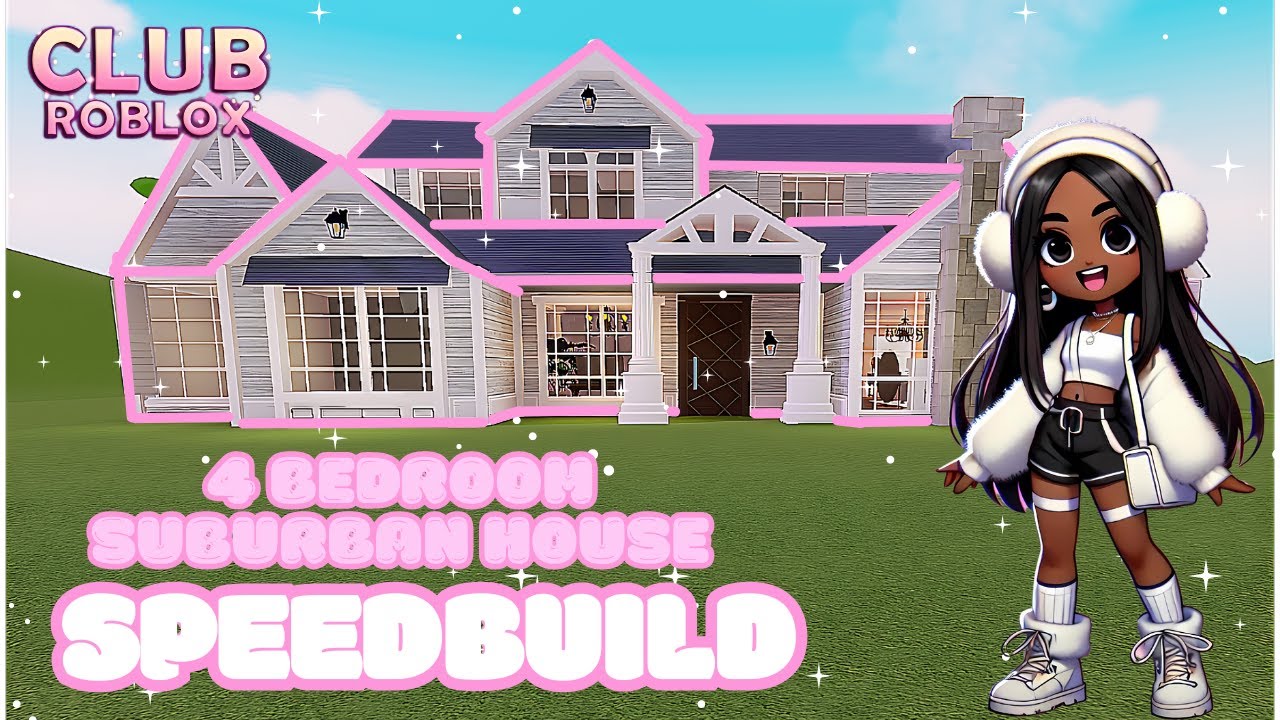 Club Roblox Suburban House Speedbuild (Outside)