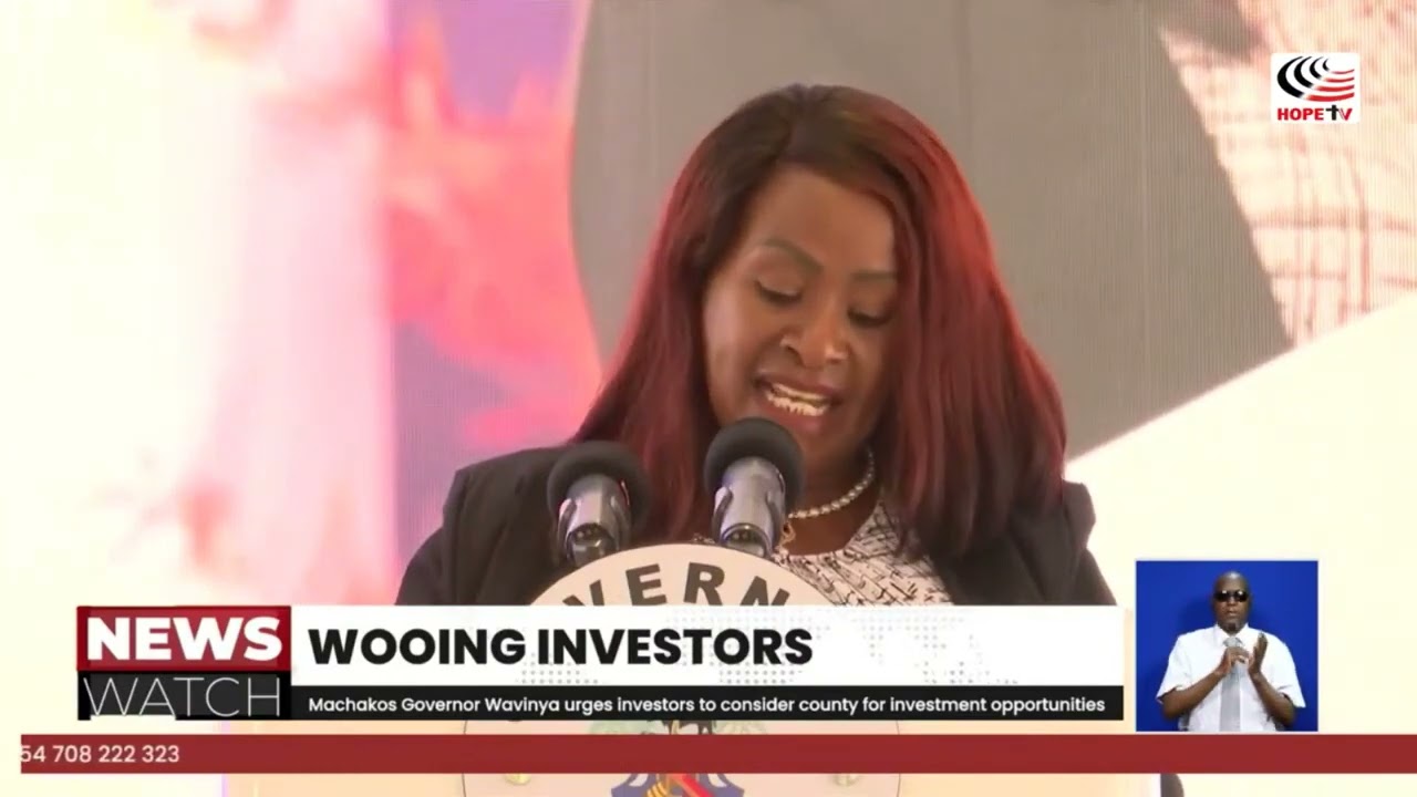 Machakos Governor Wavinya urges investors to consider county for investment opportunities