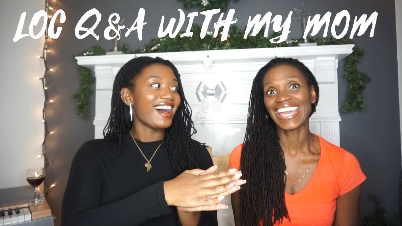 LOC Q & A with MY MOM + Curling Her Locs