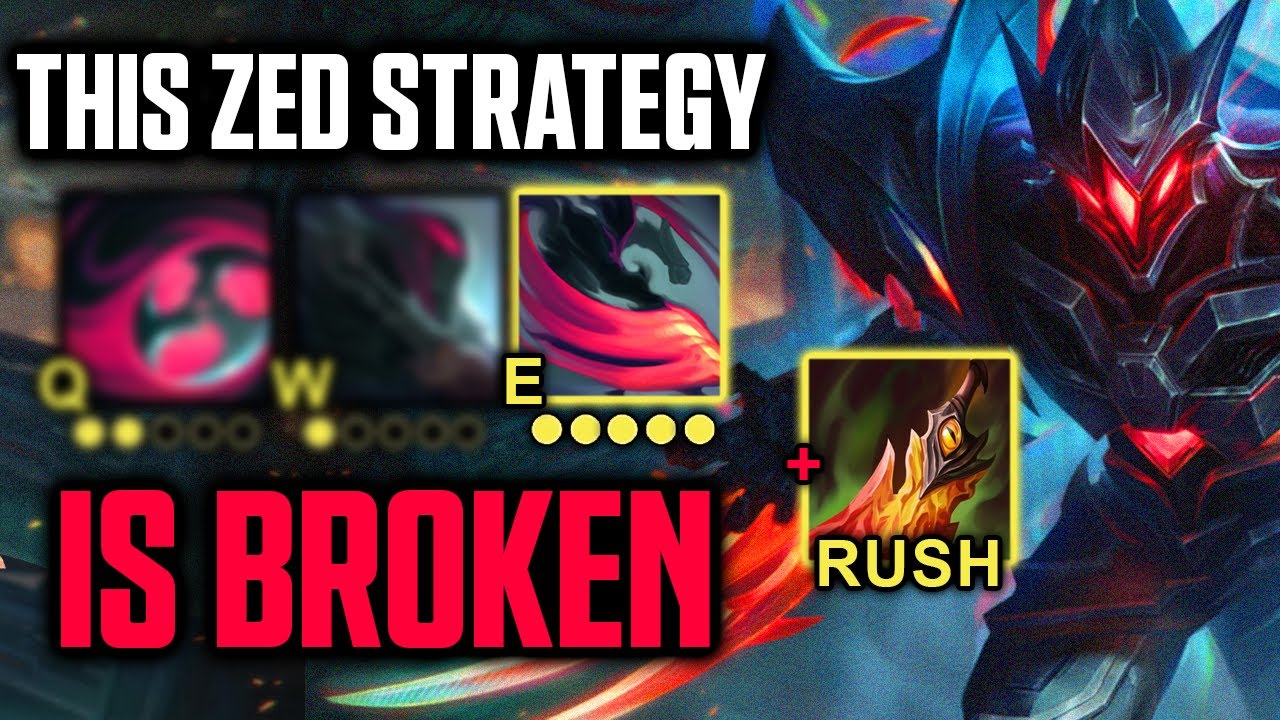 Rank 1 Zed NEW BUILD E Max + DD Rush... It's OP?