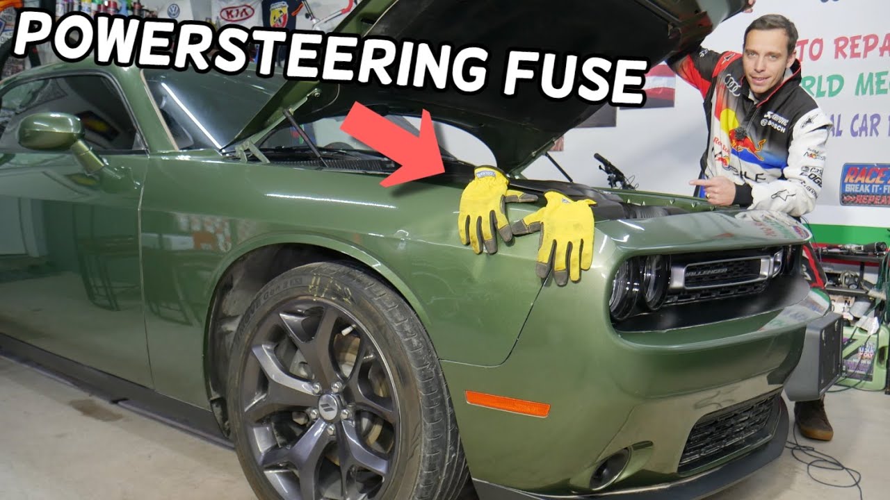 DODGE CHALLENGER POWERSTEERING FUSE LOCATION REPLACEMENT, POWER STEERING FUSE