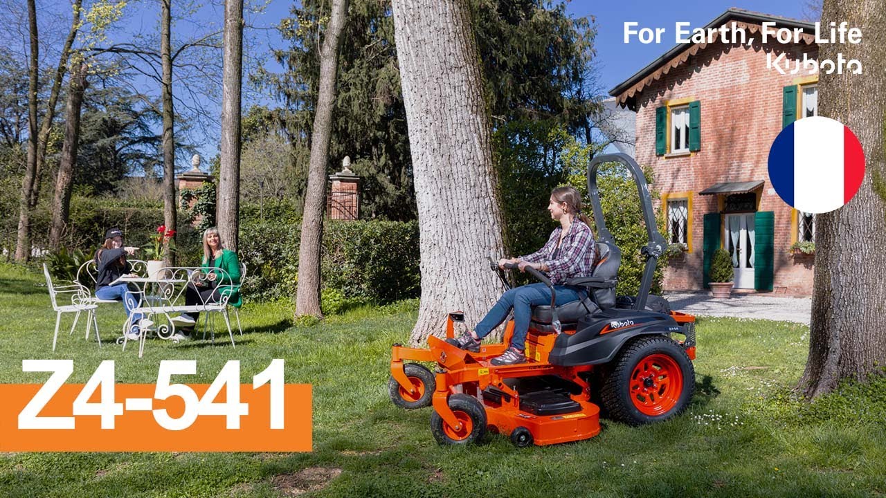 Nouvelle Z4-541 : Tondeuse à rayon de braquage zéro pour les professionnels | #Kubota 2024