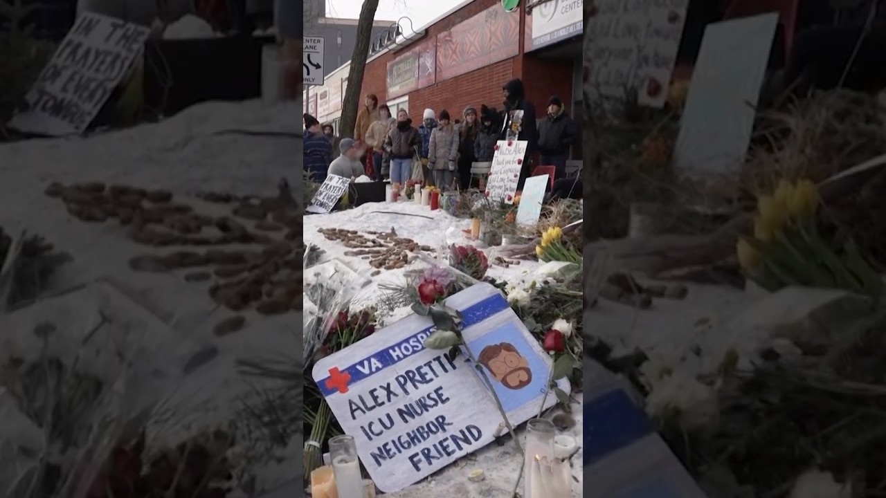 Alex Pretti Memorial Continues to Grow in Minneapolis