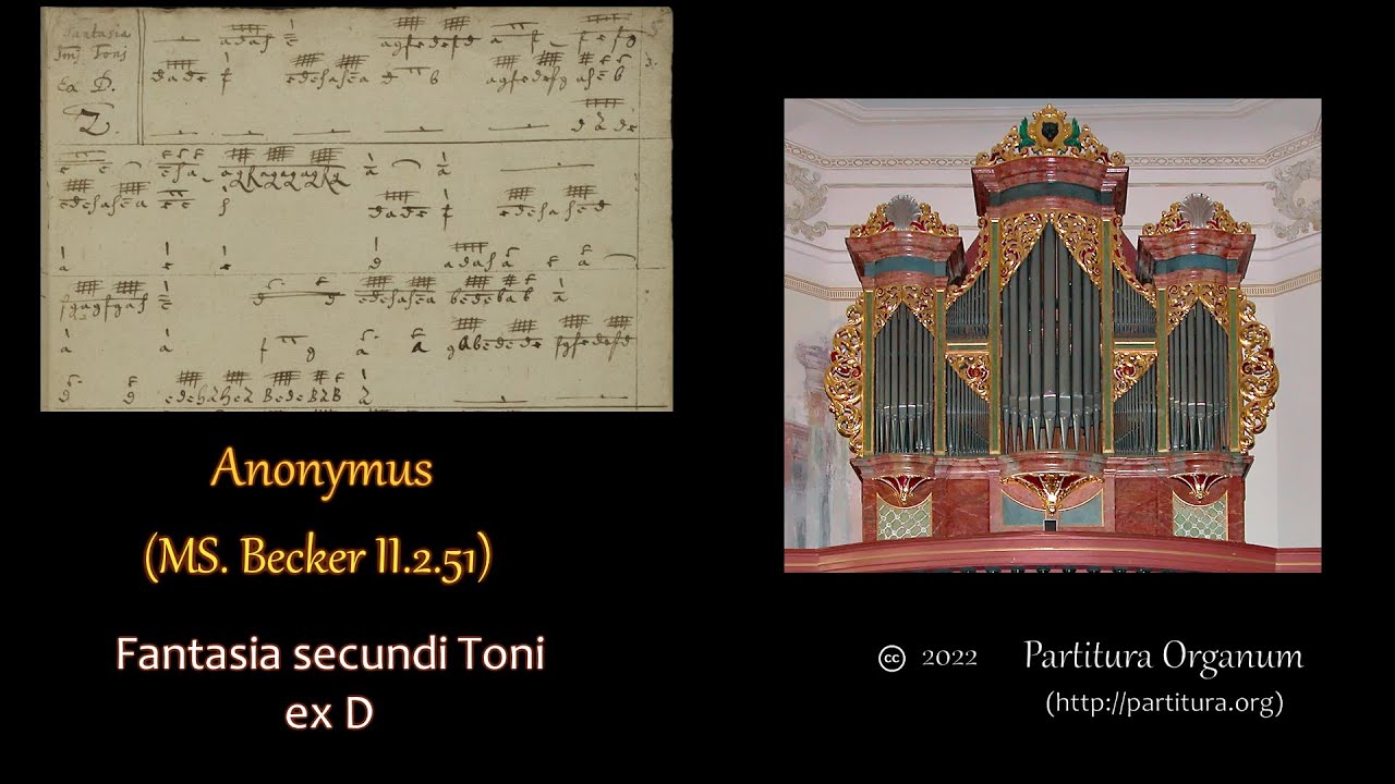 Anonymus, Fantasia secundi Toni ex D (Becker II.2.51)