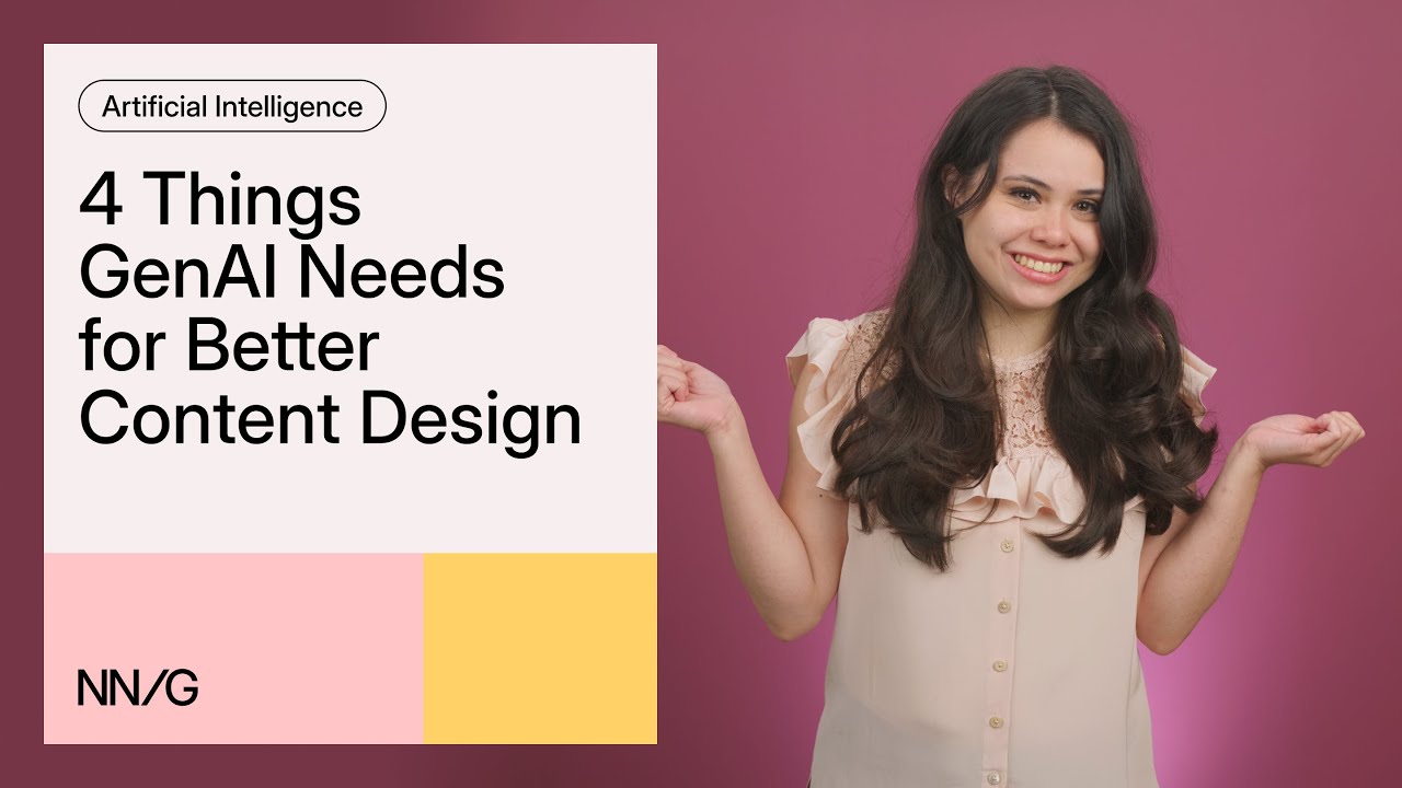 4 Things GenAI Needs for Better Content Design