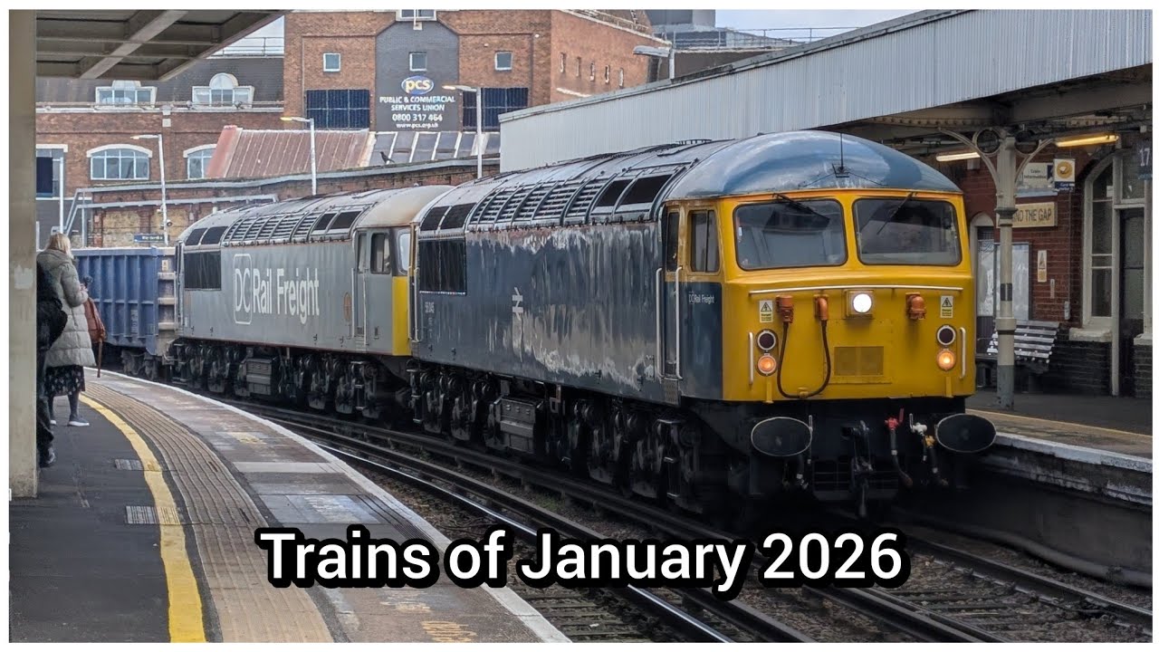 Incredible month of trains around the UK! | Trains of January 2026