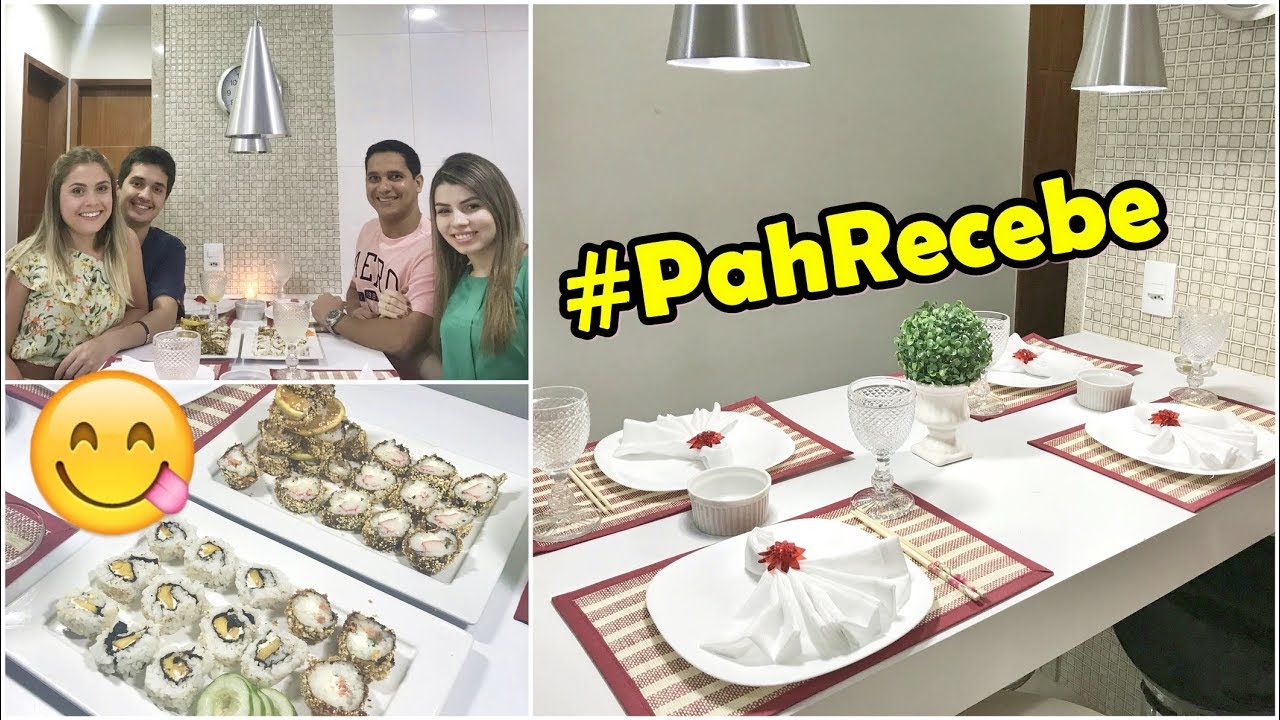 Vlog Recebendo em casa - Noite Japonesa #PahRecebe | Paloma Soares