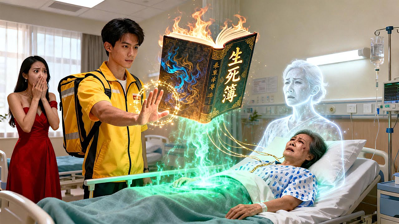 母親搶救無效宣告離世，不起眼的外賣員竟然掏出陰司生死簿，逆天改命，將母親從鬼門關拉了回來！#玄幻 #短劇 #爽剧