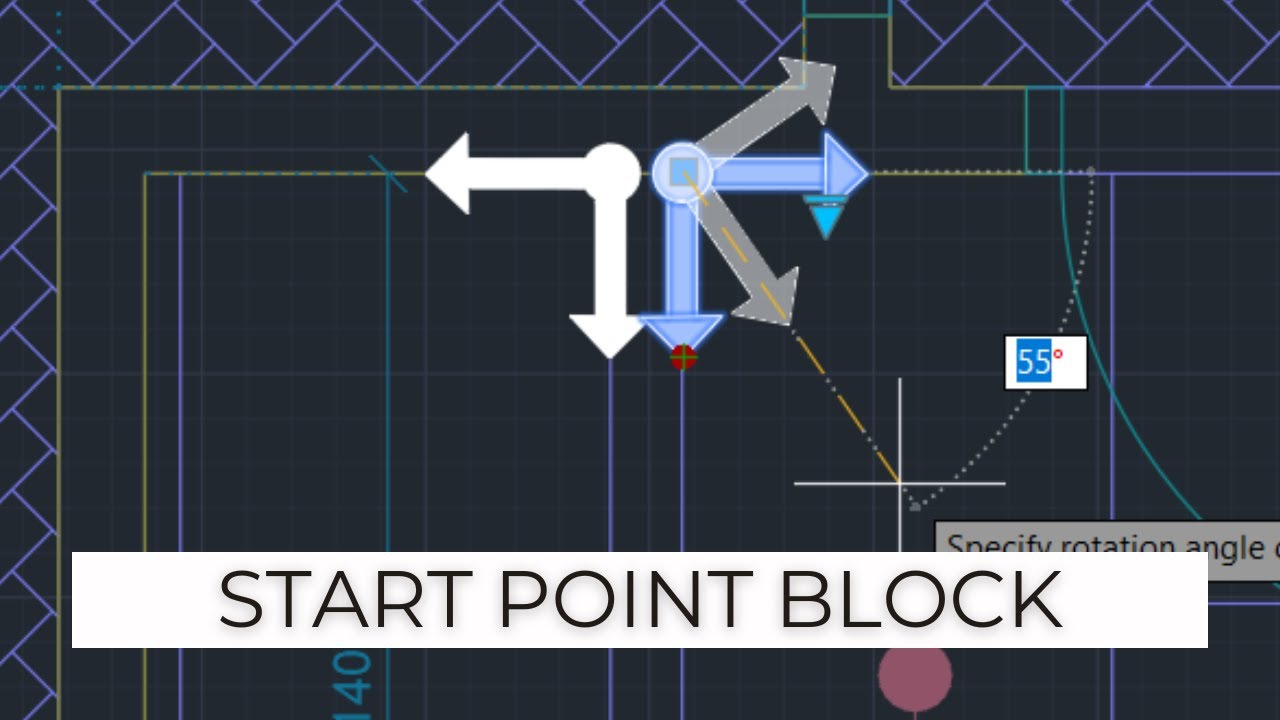 Создайте свой блок начальной точки — AutoCAD для начинающих