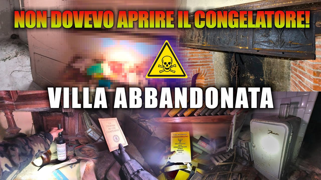 NON DOVEVO APRIRE IL CONGELATORE: VILLA ABBANDONATA STRAPIENA DI COSE VECCHIE D'UN SECOLO FA!