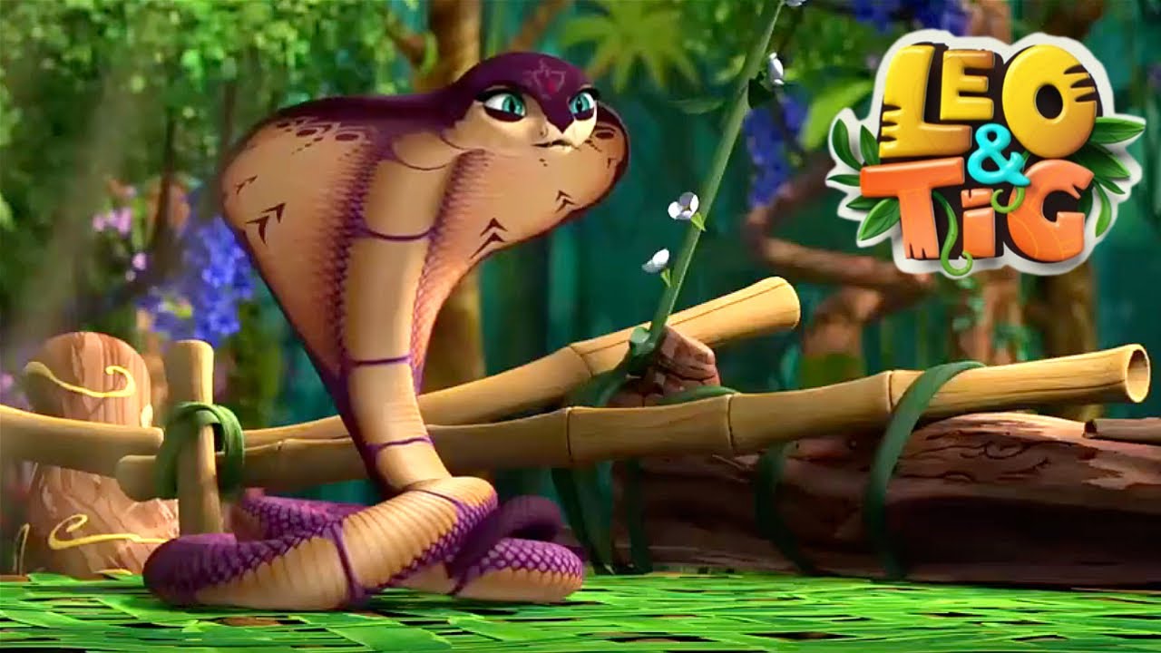 Leo and Tig  🦁  The Snake Charmer  🐯  Best episodes  🦁  Funny Family Good Animated Cartoon for Kids