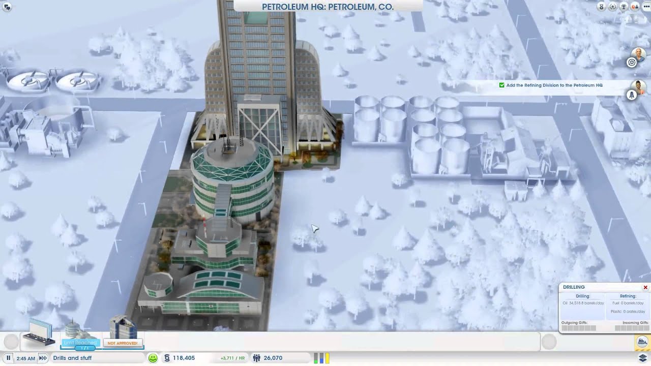 Sim City 2013 Drilling for Oil Strategy Tutorial part 2-1