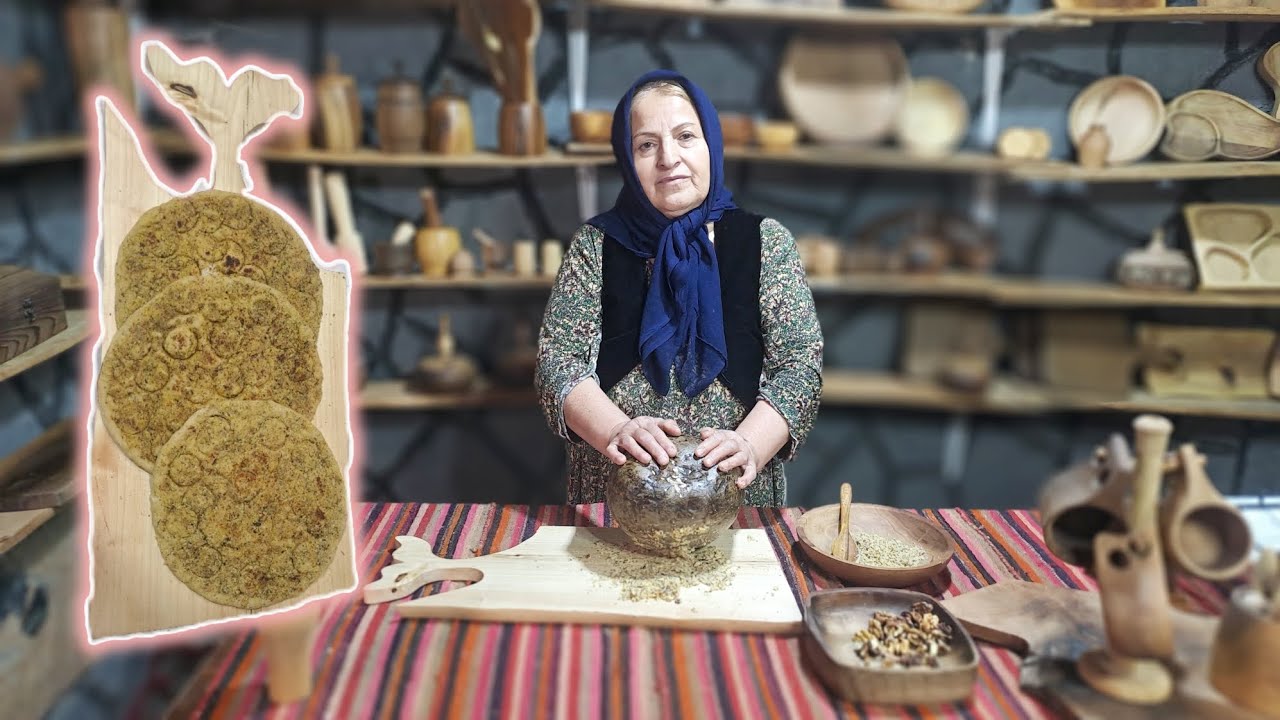 Traditional Kurdish Walnut Bread