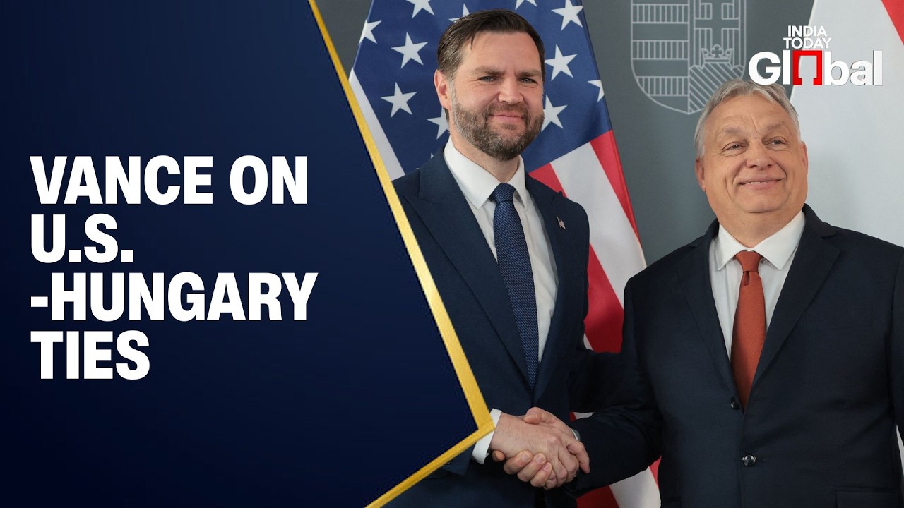 LIVE: JD Vance Speaks on U.S.&ndash;Hungary Ties in Budapest