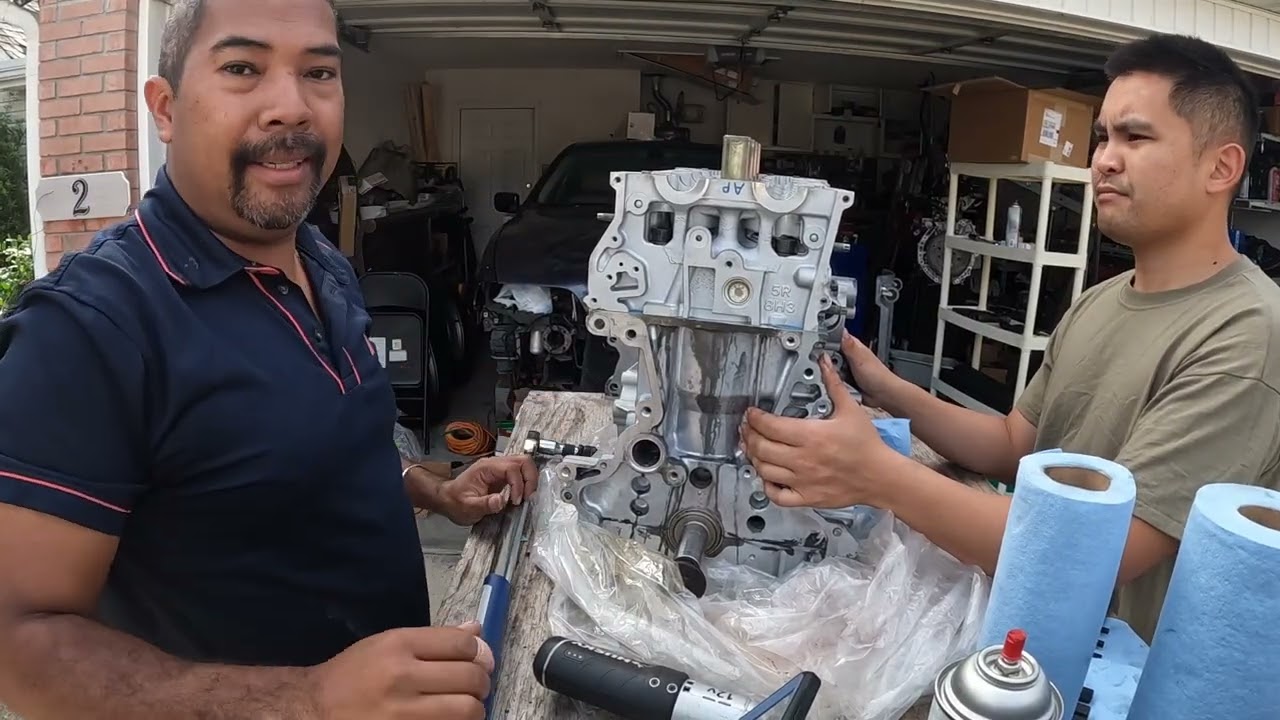 06 Nissan Altima 2.5 S engine rebuild QR25DR Pt 3