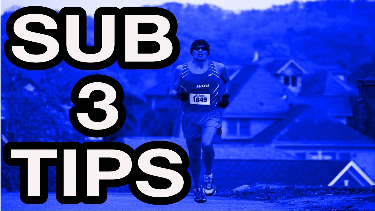Sub 3 Hour Marathon Strategy To Properly Pace and Get a PR