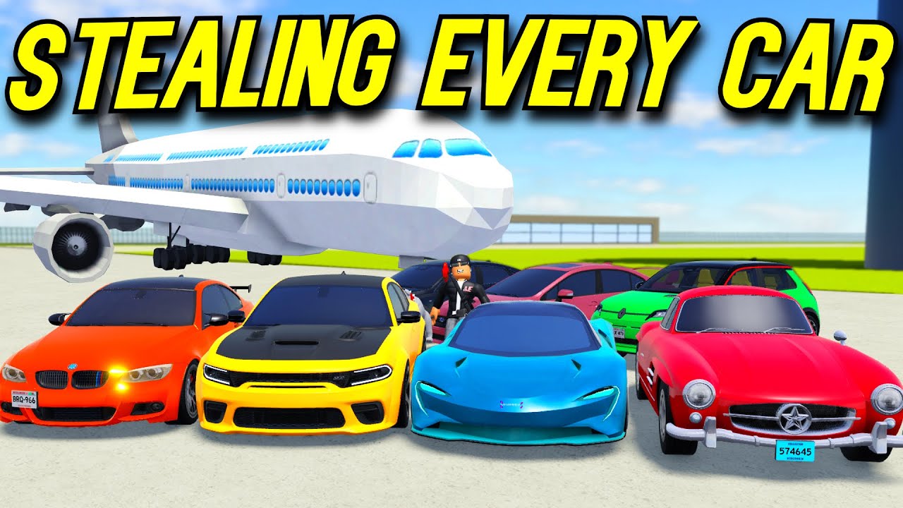 I Stole EVERY Car in Roblox RP
